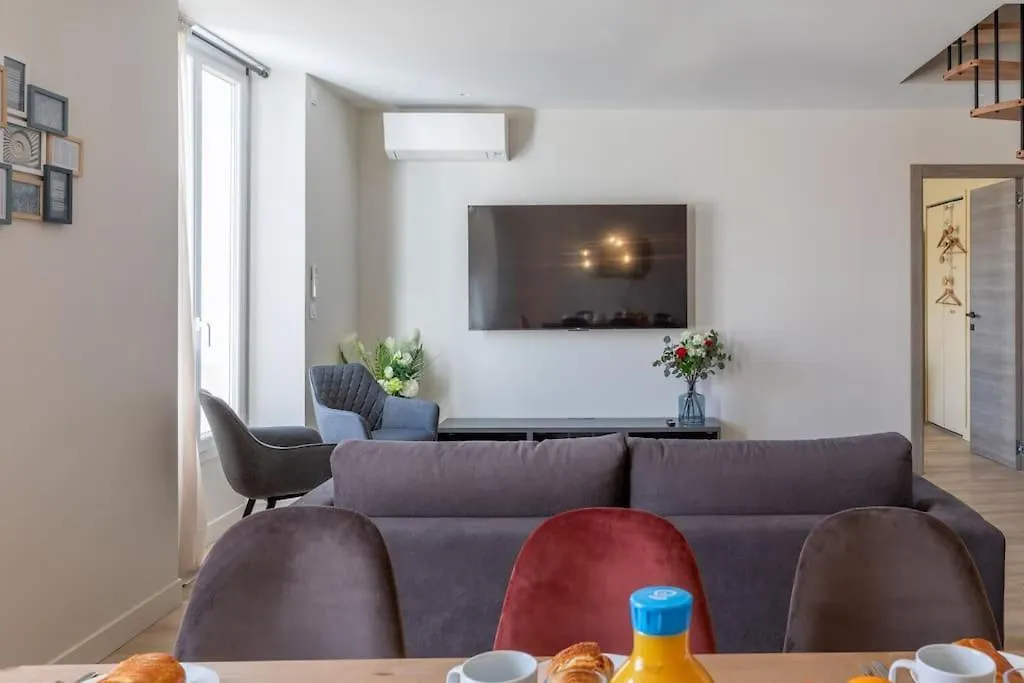 Brp Cannes Center,Top Floor Luxurious House,8 Bed Holiday home