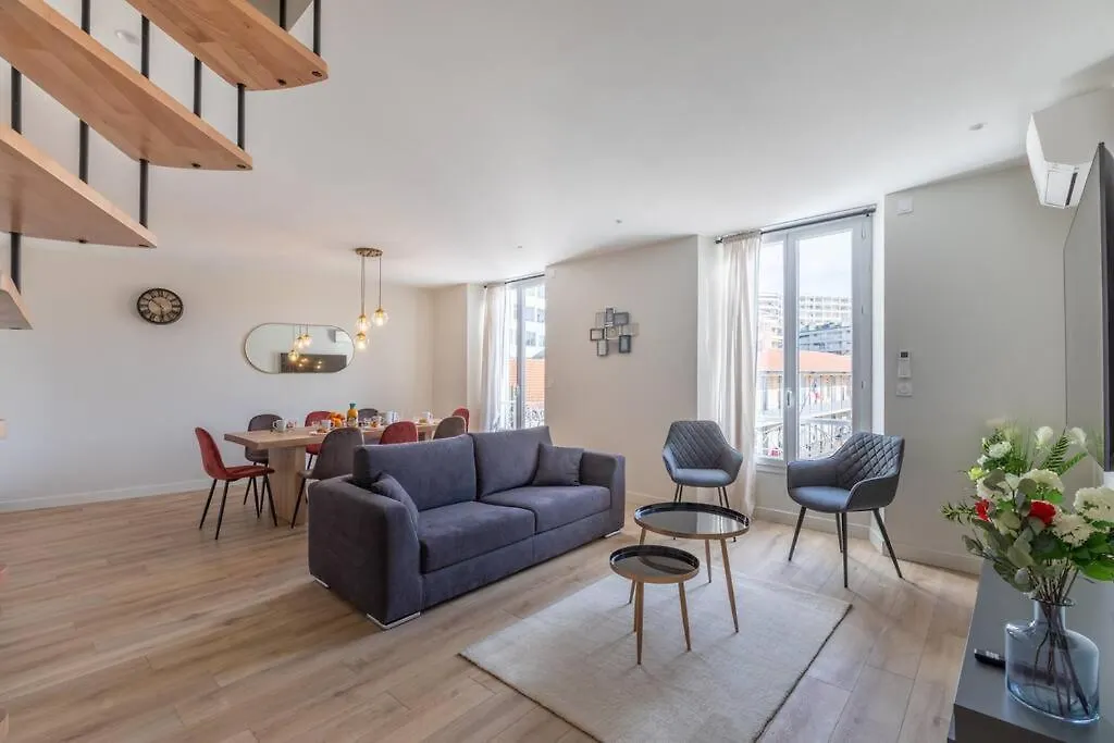 Brp Cannes Center,Top Floor Luxurious House,8 Bed
